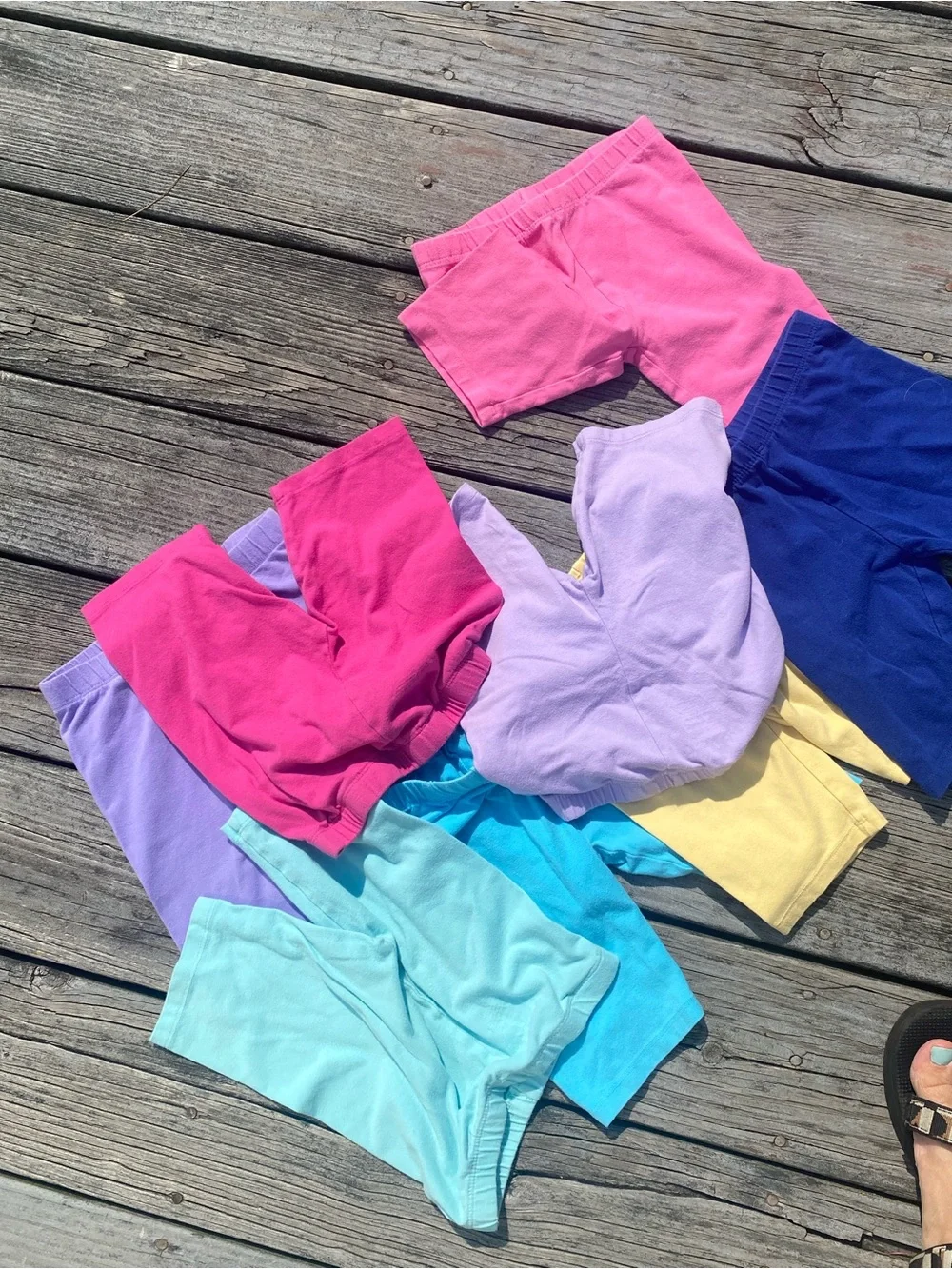 Children’s Place Girls Colorful Stretch Bike Shorts